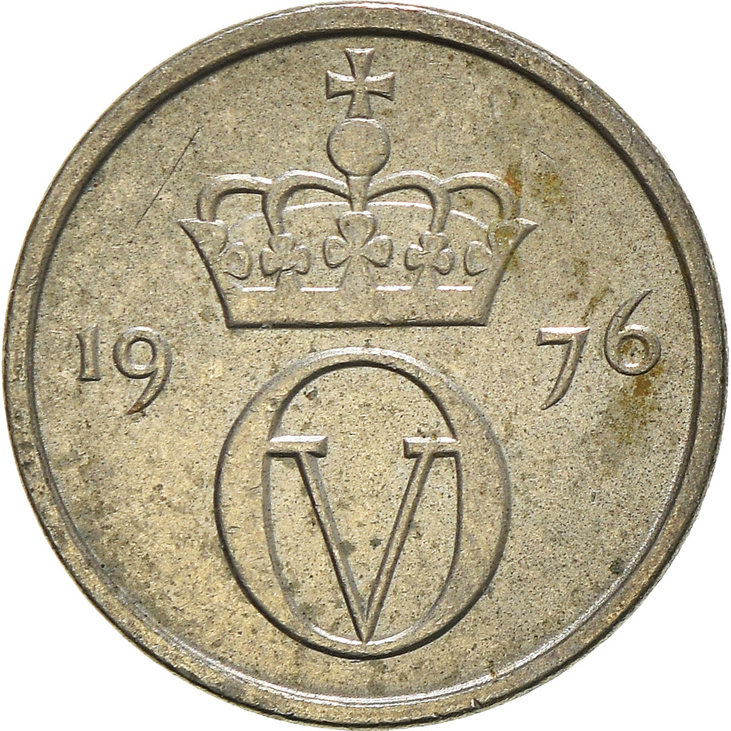 Munten, Noorwegen, 10 Öre, 1976