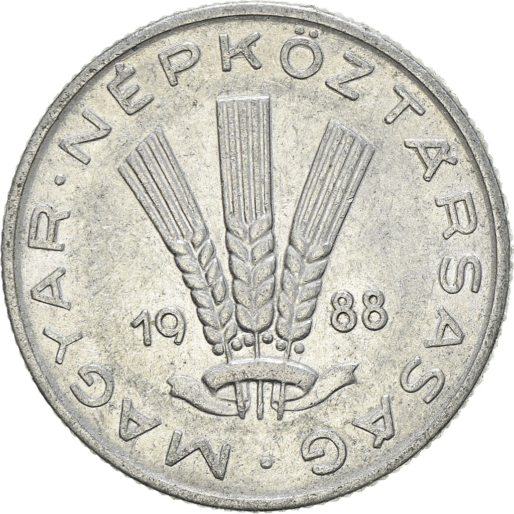 Moneda, Hungría, 20 Fillér, 1988