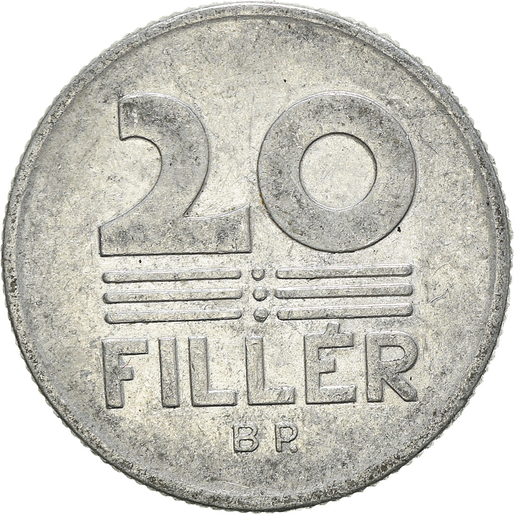 Moneda, Hungría, 20 Fillér, 1988