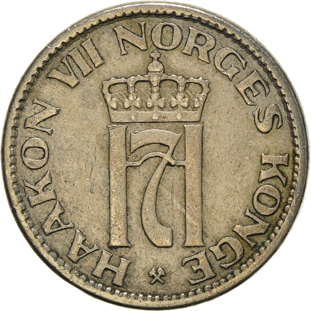 Coin, Norway, 50 Öre, 1953