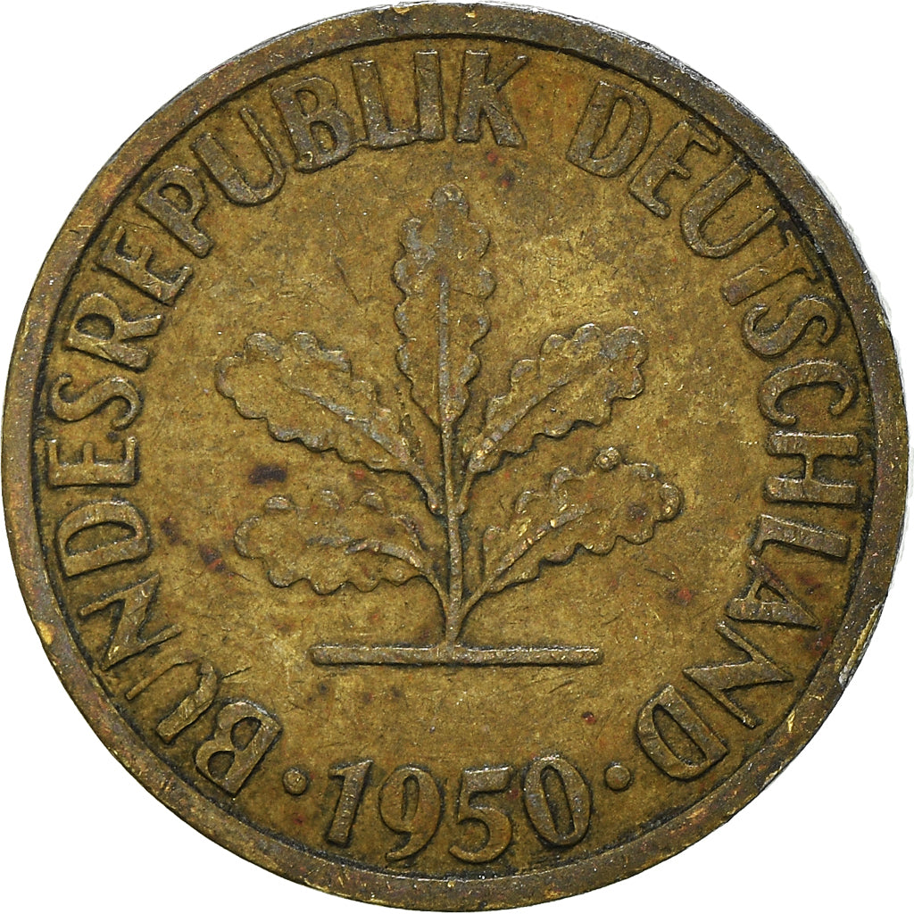 Monnaie, République fédérale allemande, 5 Pfennig, 1950