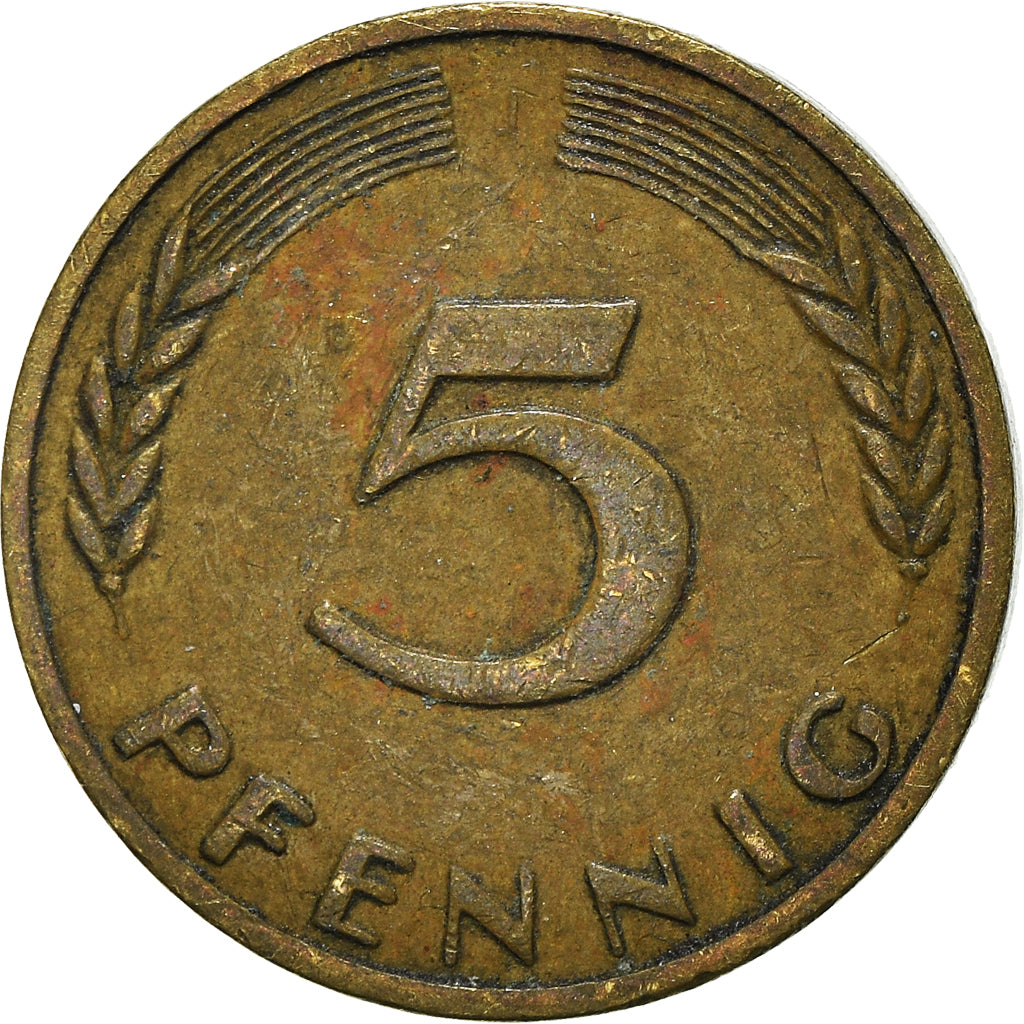 Monnaie, République fédérale allemande, 5 Pfennig, 1950