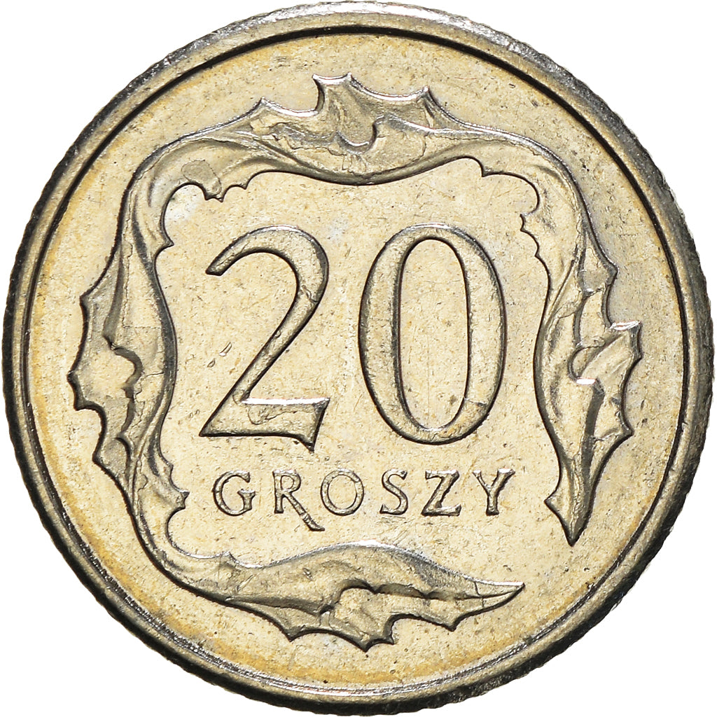 Moneta, Polonia, 20 Groszy, 2015