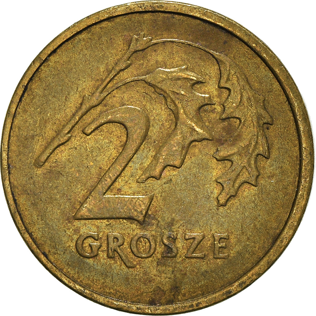 Moneta, Polonia, 2 Grosze, 2005