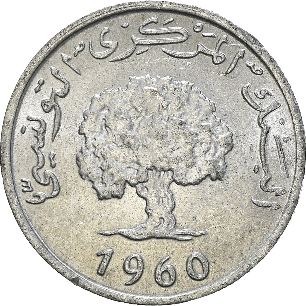 Moneta, Tunisia, Millim, 1960