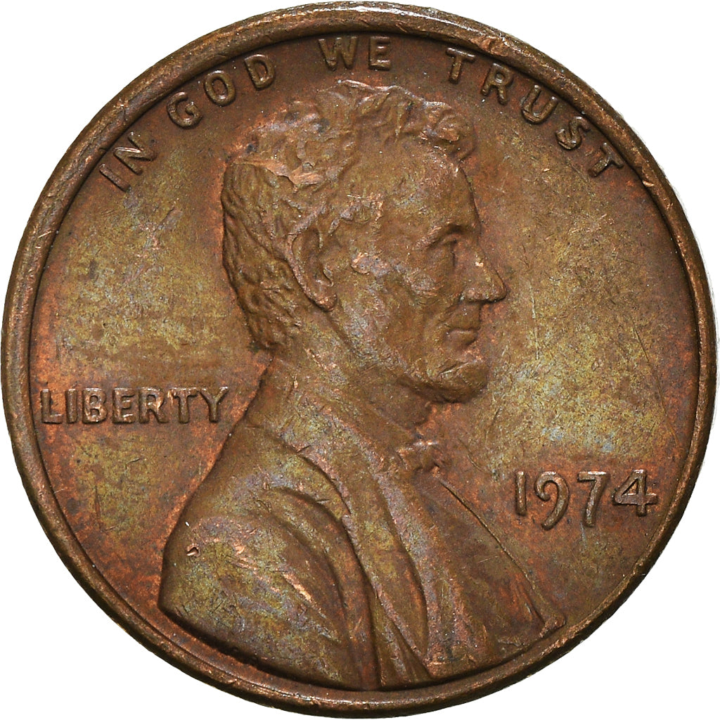 Moneta, Stati Uniti, Cent, 1974