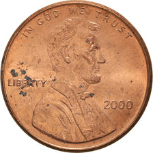 Coin, United States, Cent, 2000
