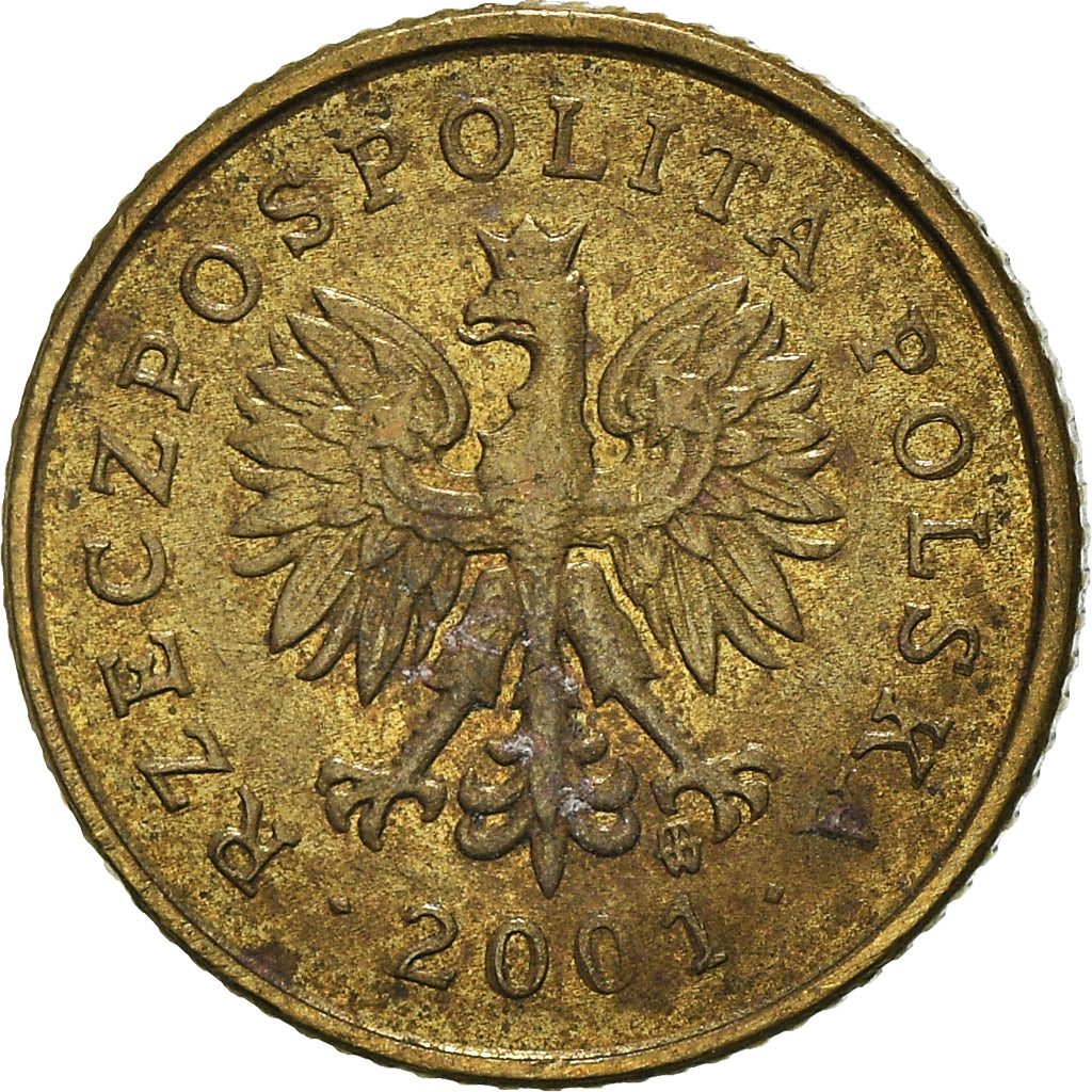 Moneta, Polonia, Grosz, 2001