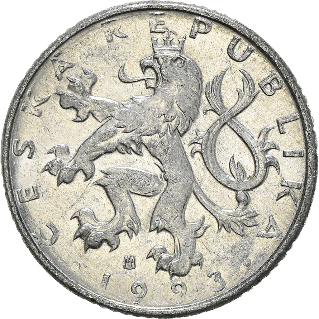 Moeda, República Checa, 50 Haleru, 1993