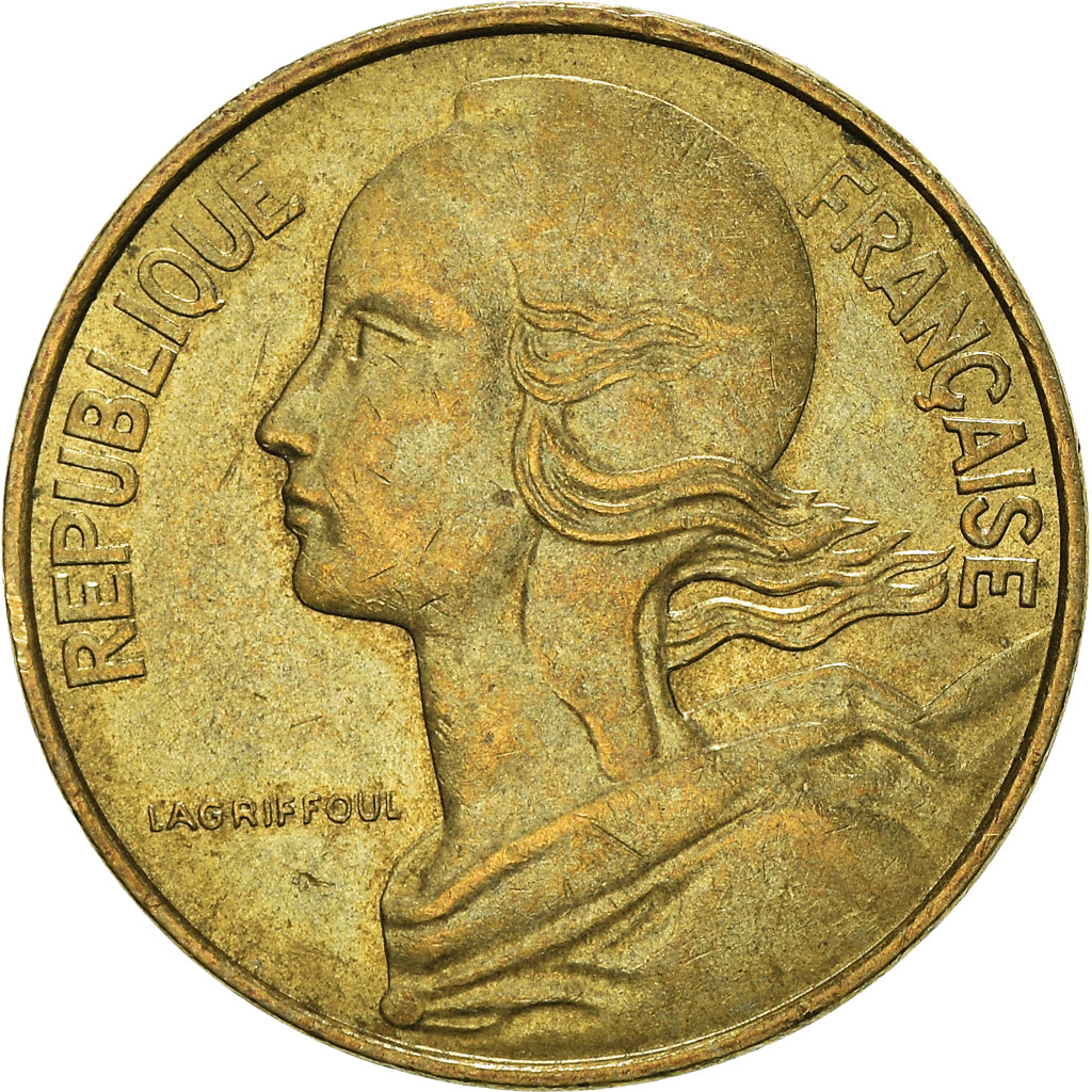 Moneda, Francia, 10 Centimes, 1985