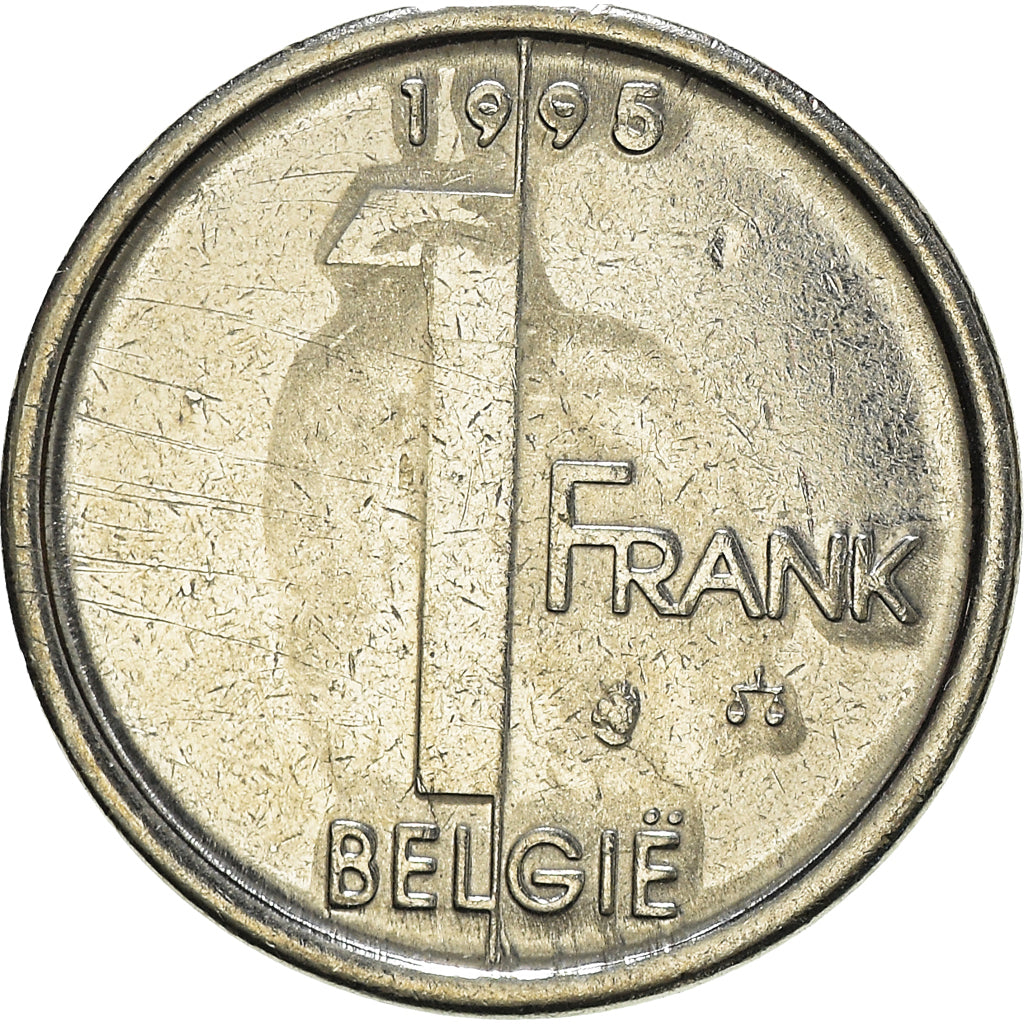 Münze, Belgien, Franc, 1995
