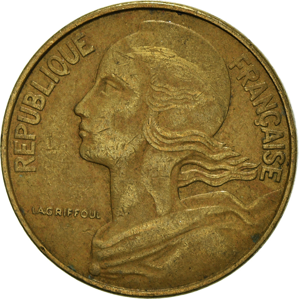 Moneda, Francia, 10 Centimes, 1974