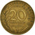 Moneta, Francja, 20 Centimes, 1964