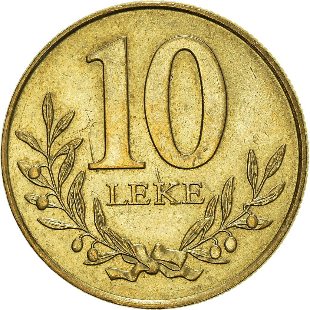 Moneda, Albania, 10 Lekë, 2000