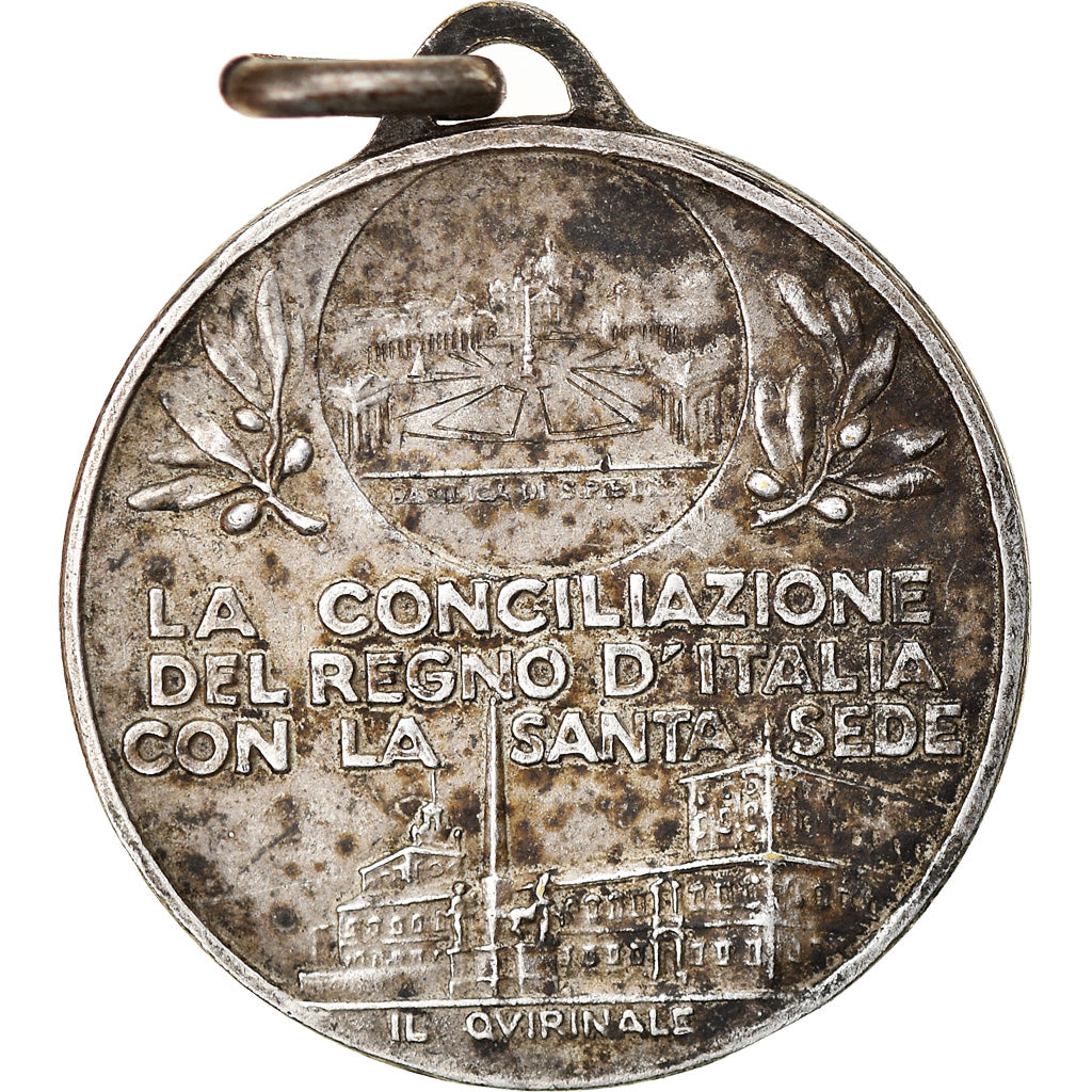 Vatican, Medal, La Concilazione del Regno d'Italia con la Santa Sede, 1929