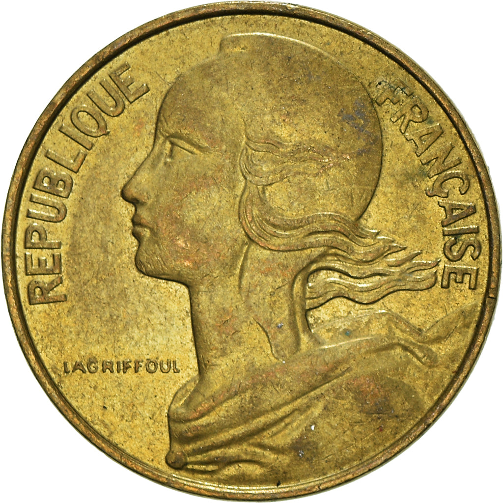 Moeda, França, 10 Centimes, 1985