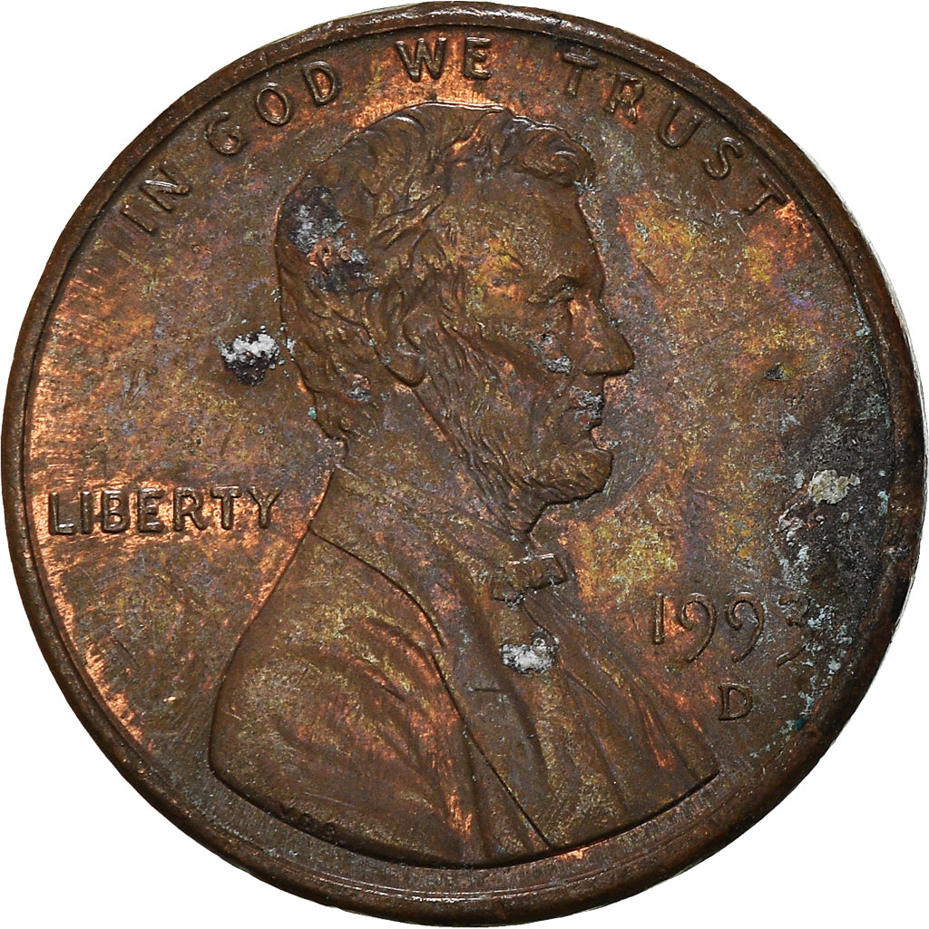 Moeda, Estados Unidos da América, Cent, 1993