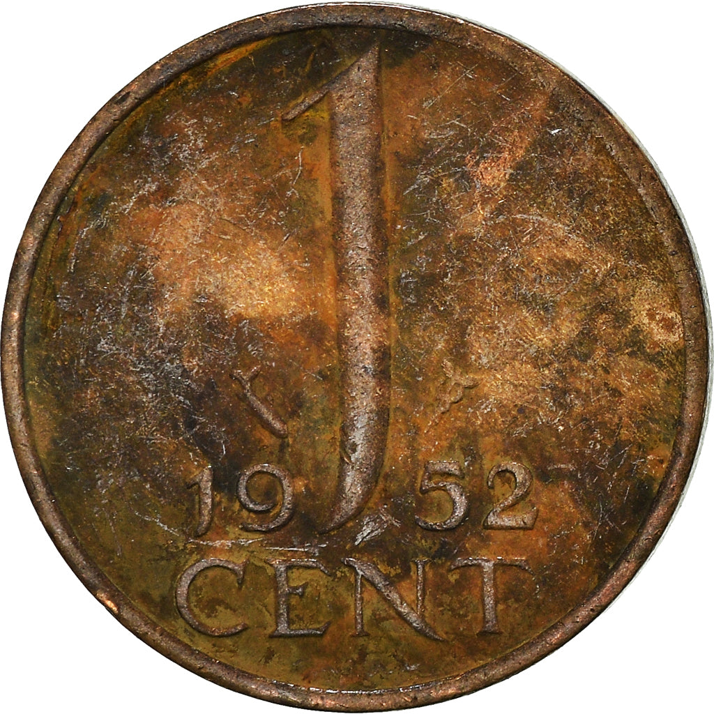 Münze, Niederlande, Cent, 1952