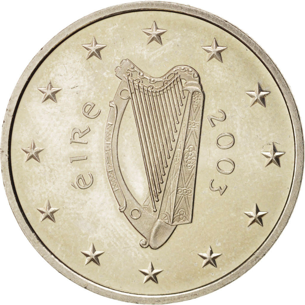 IRELAND REPUBLIC, 5 Euro, 2003, MS(63), Copper-nickel, KM:40