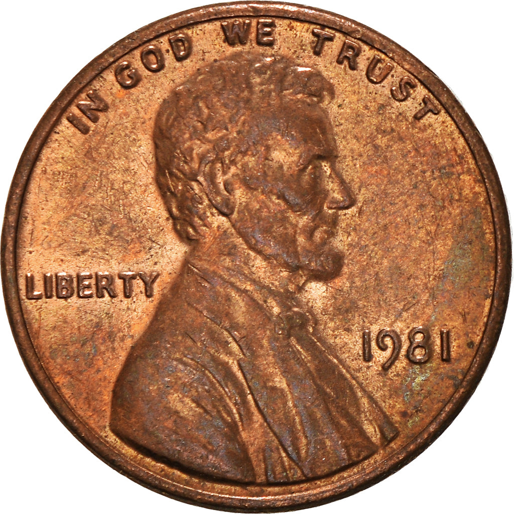 Münze, Vereinigte Staaten, Cent, 1981