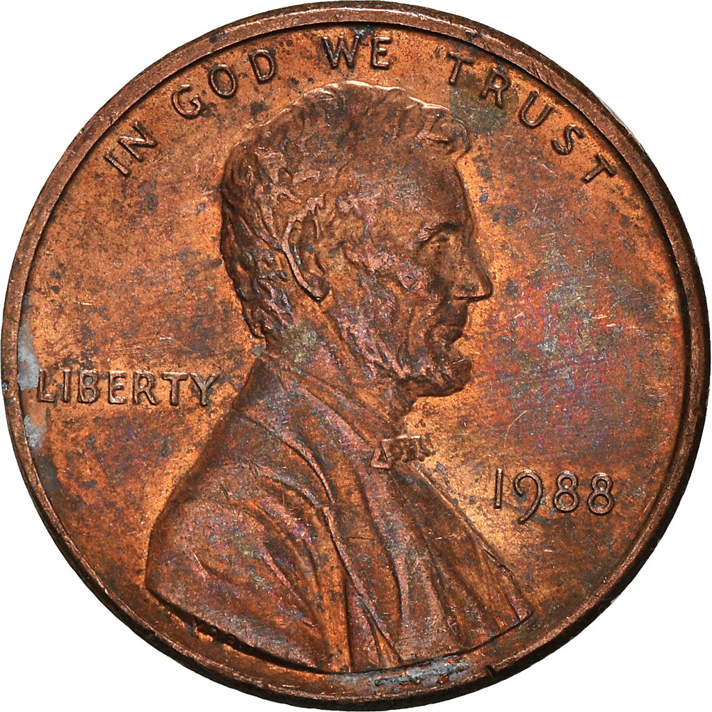 Münze, Vereinigte Staaten, Cent, 1988