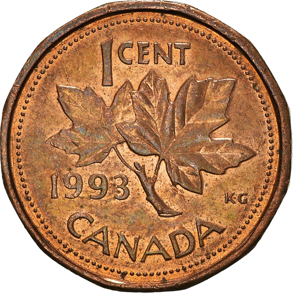 Moneta, Canada, Cent, 1993
