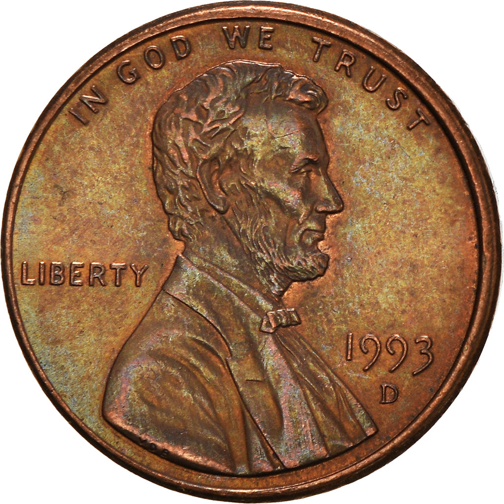 Moneta, Stati Uniti, Cent, 1993