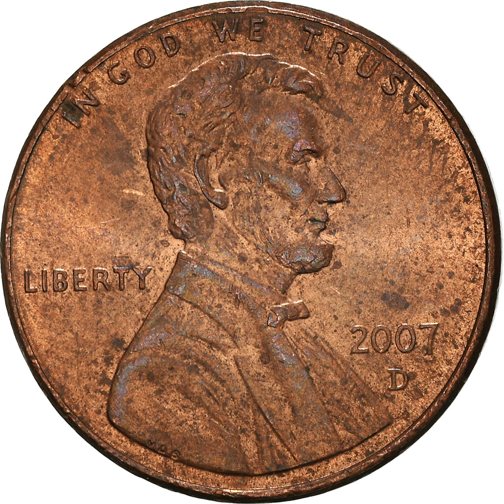 Moneta, Stati Uniti, Cent, 2007