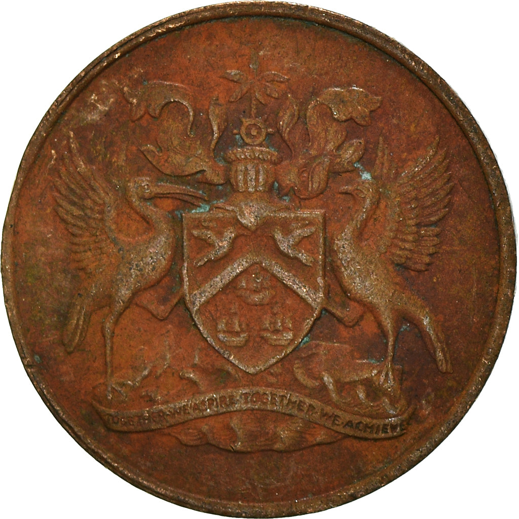 Coin, TRINIDAD & TOBAGO, Cent, 1966