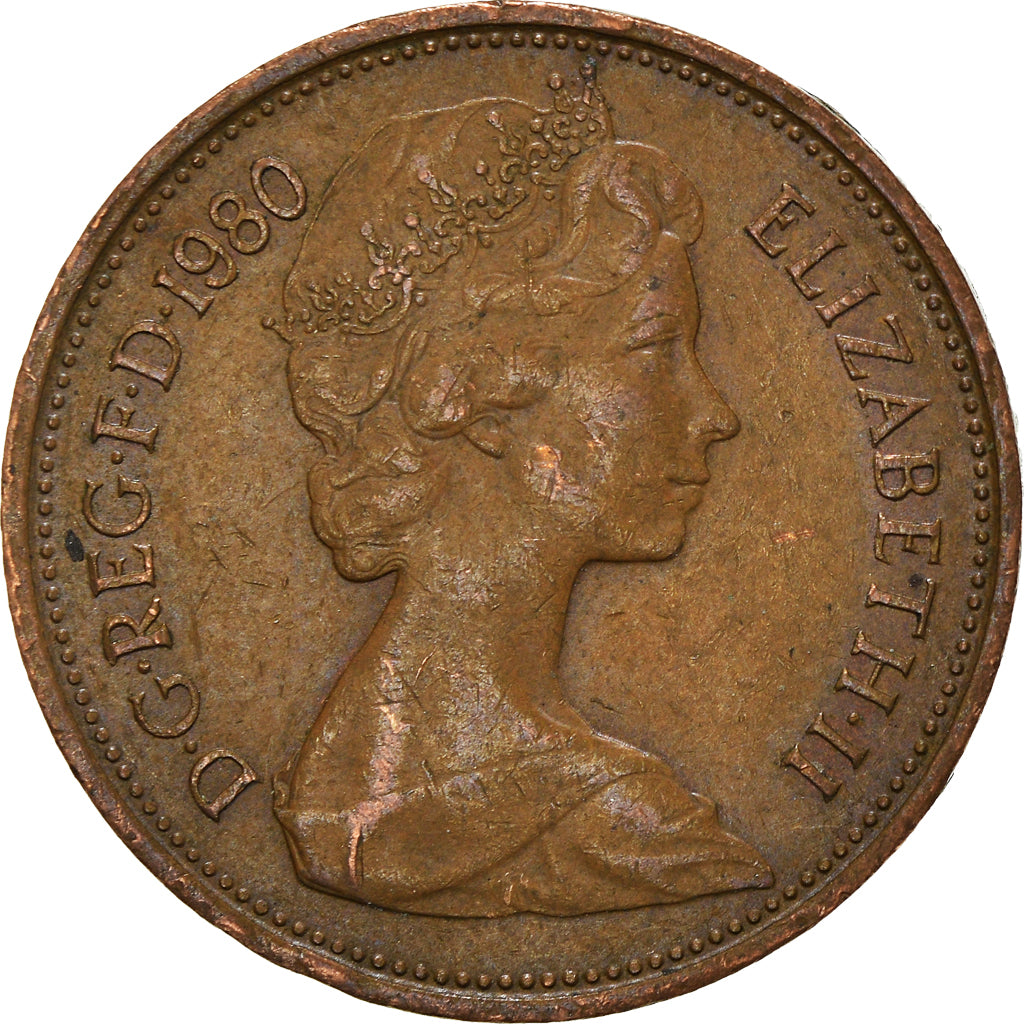 Munten, Groot Bretagne, 2 New Pence, 1980