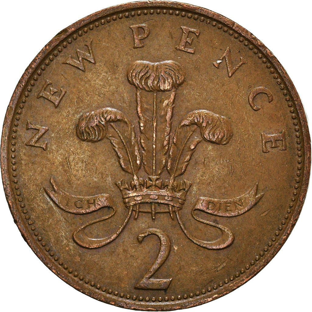 Munten, Groot Bretagne, 2 New Pence, 1980