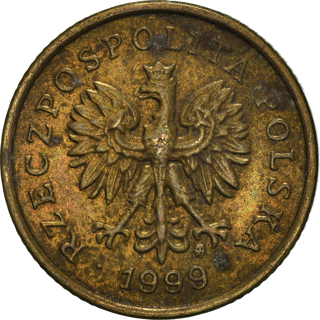 Moneta, Polonia, 5 Groszy, 1999