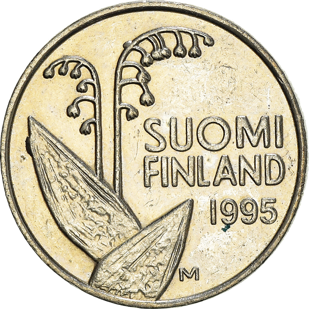 Moneta, Finlandia, 10 Pennia, 1995