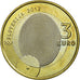 Eslovenia, 3 Euro, 2012, SC, Bimetálico, KM:109