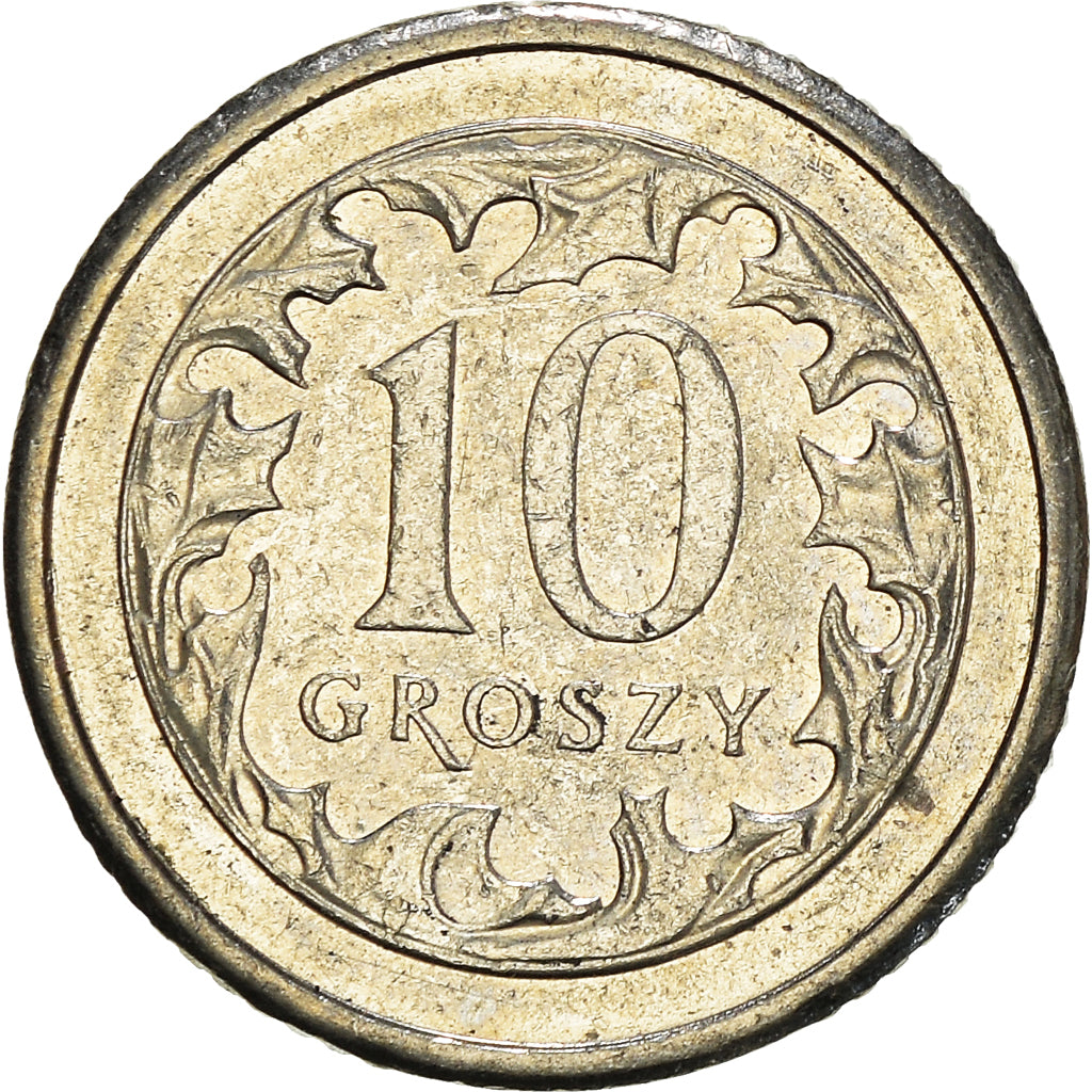 Monnaie, Pologne, 10 Groszy, 2009