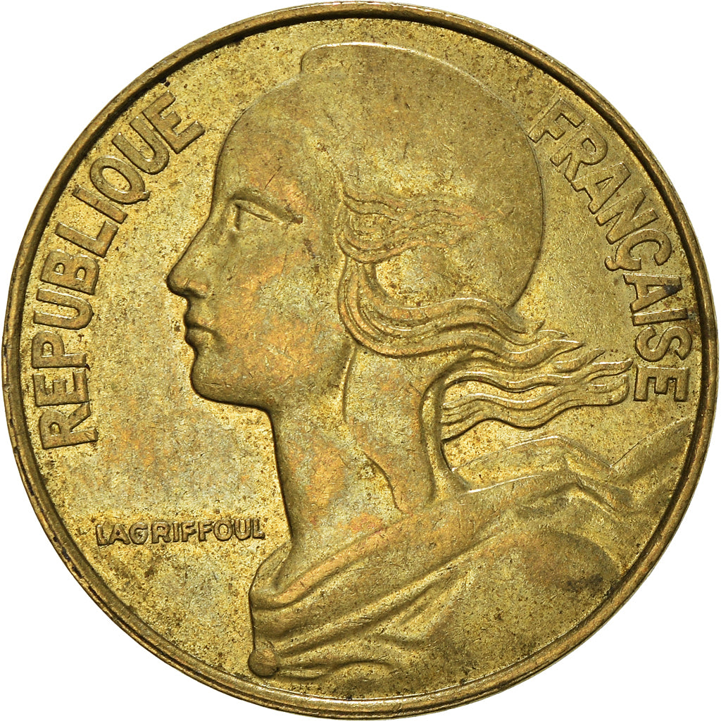 Munten, Frankrijk, 20 Centimes, 1987