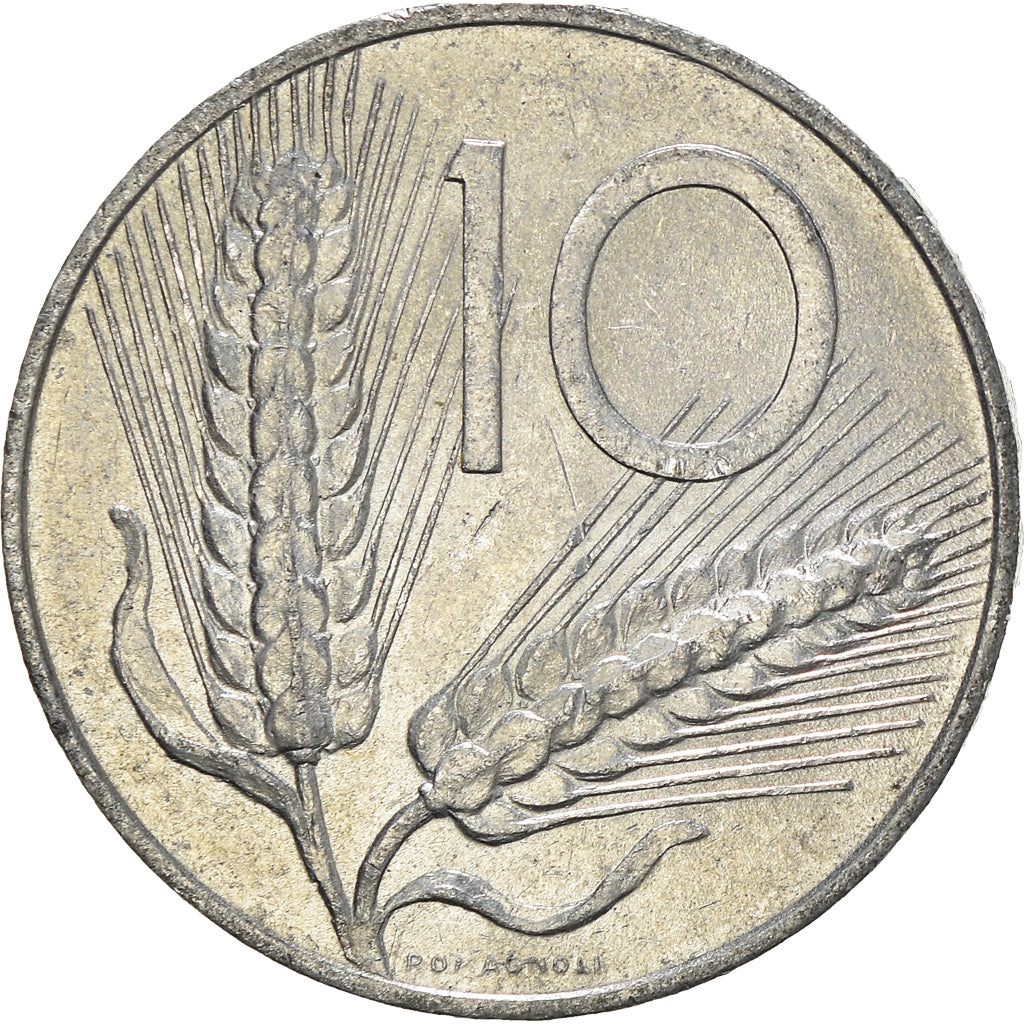 Munten, Italië, 10 Lire, 1951