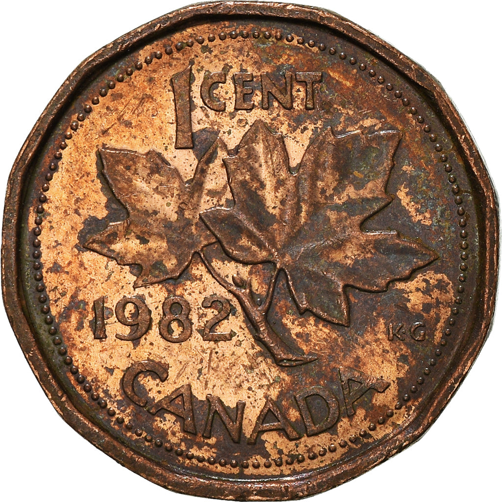 Moneta, Canada, Cent, 1982
