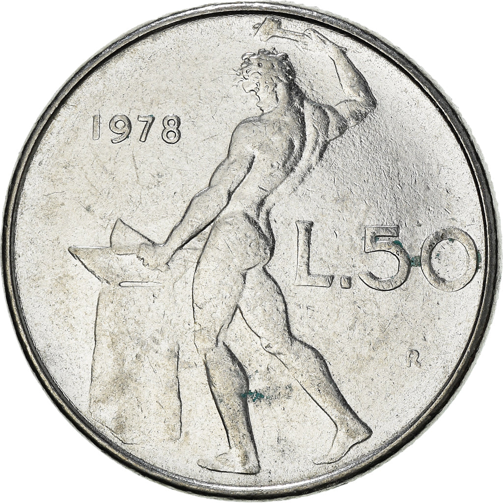 Munten, Italië, 50 Lire, 1978