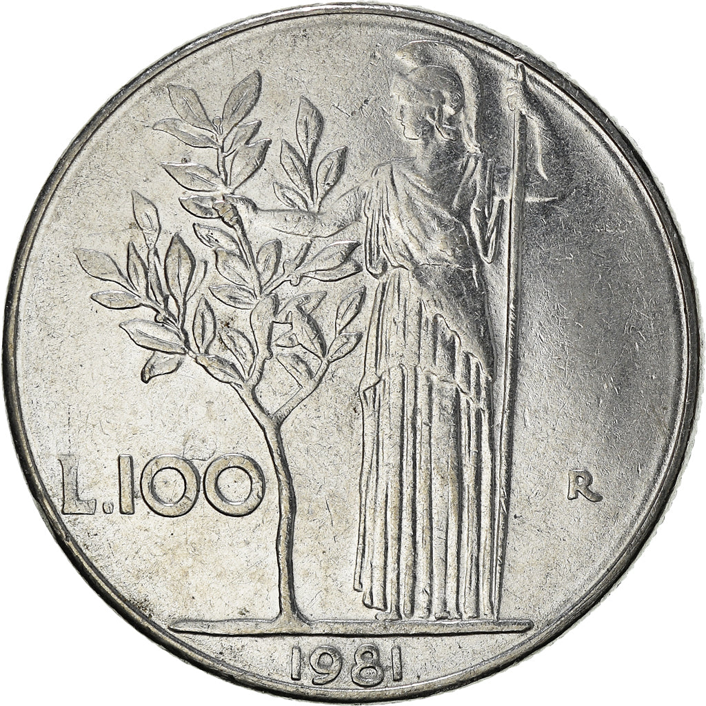 Moneda, Italia, 100 Lire, 1981