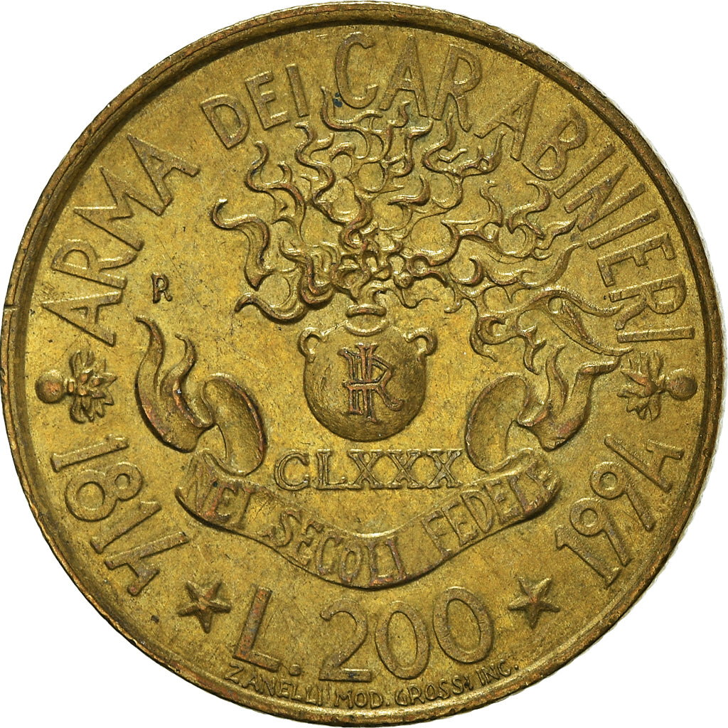 Coin, Italy, 200 Lire, 1994