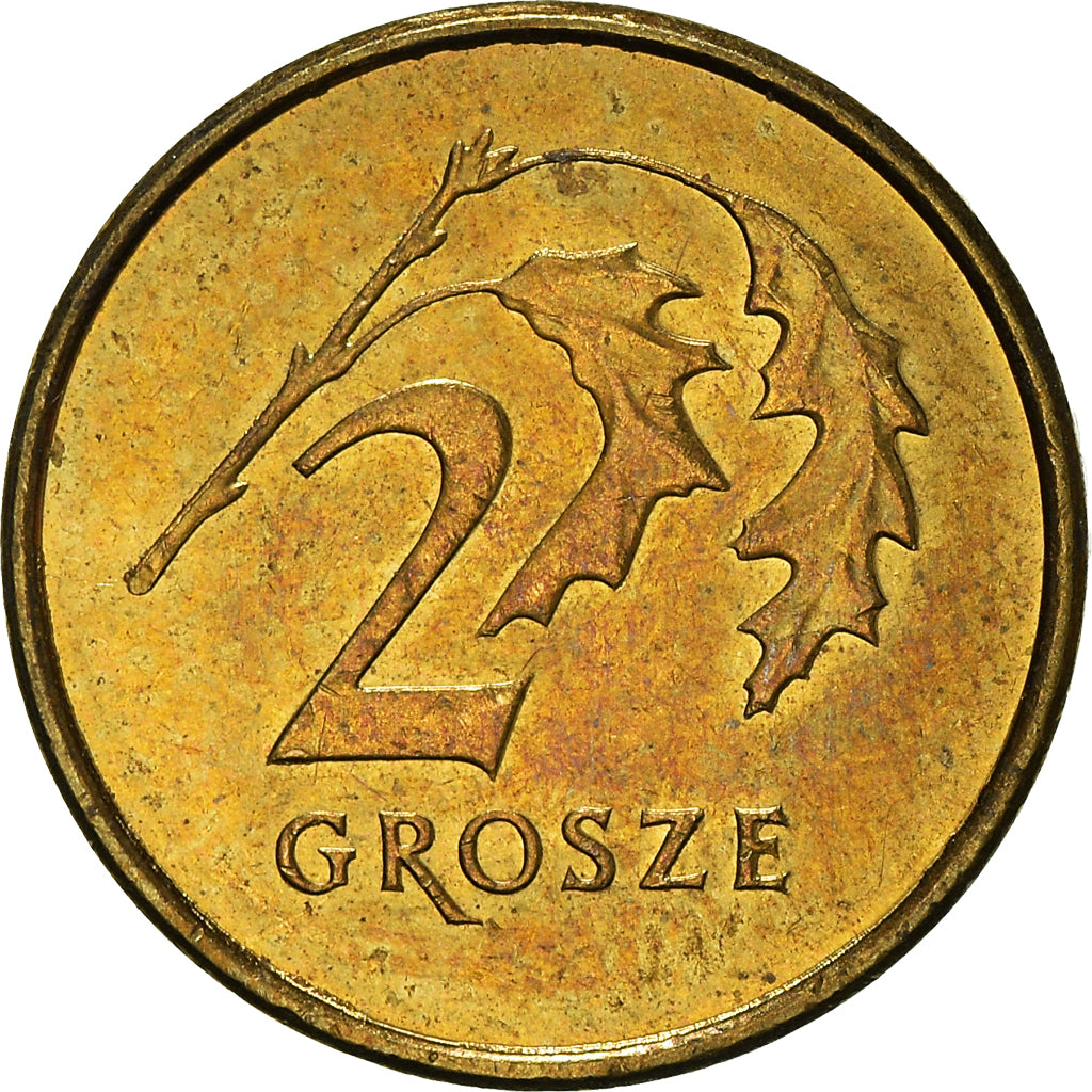 Moneta, Polonia, 2 Grosze, 2013