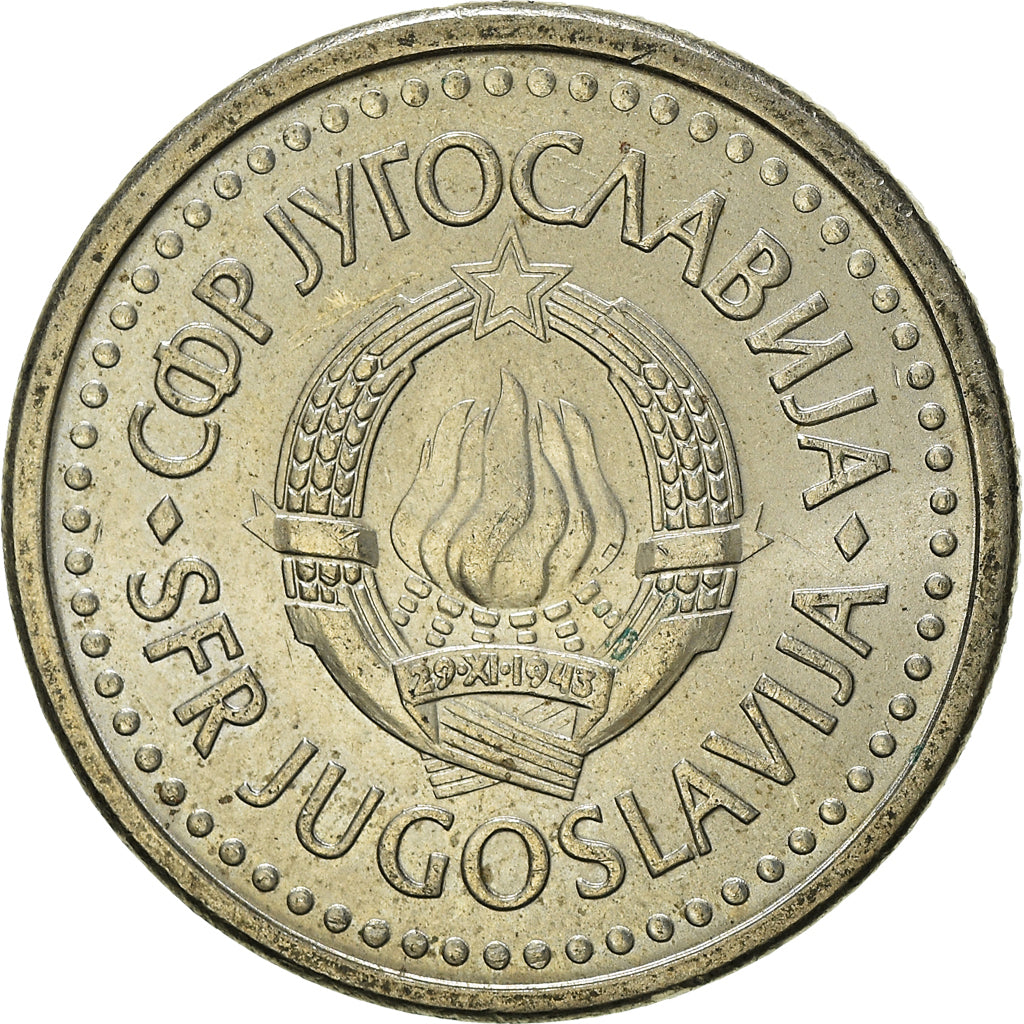 Münze, Jugoslawien, Dinar, 1990