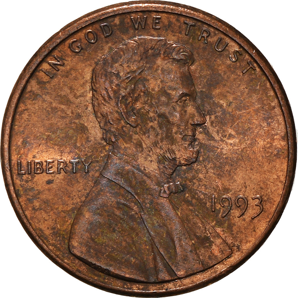 Moneta, Stati Uniti, Cent, 1993