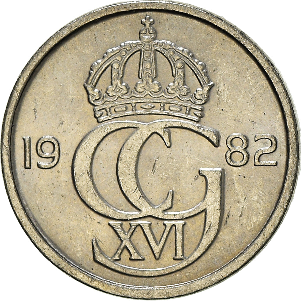 Münze, Schweden, 10 Öre, 1982