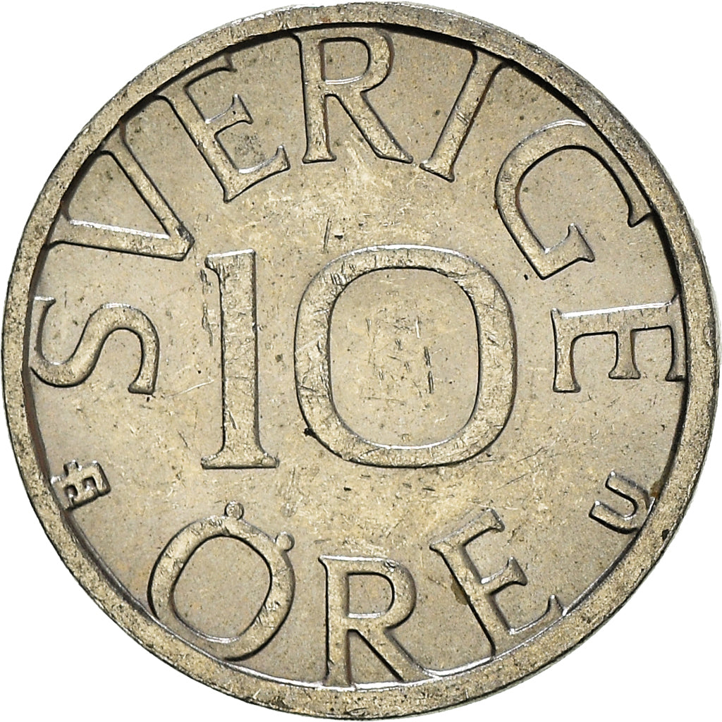 Münze, Schweden, 10 Öre, 1982