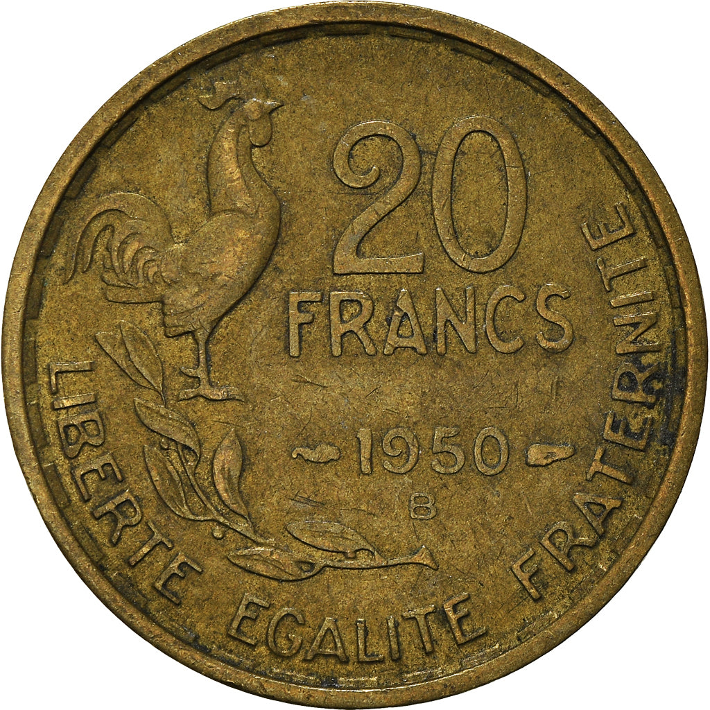 Moneta, Francia, 20 Francs, 1950