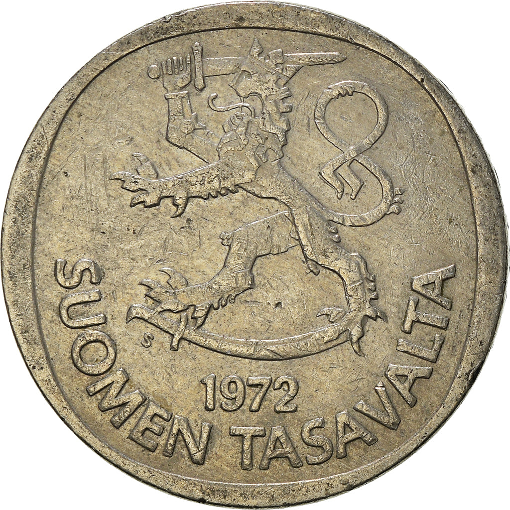 Monnaie, Finlande, Markka, 1972