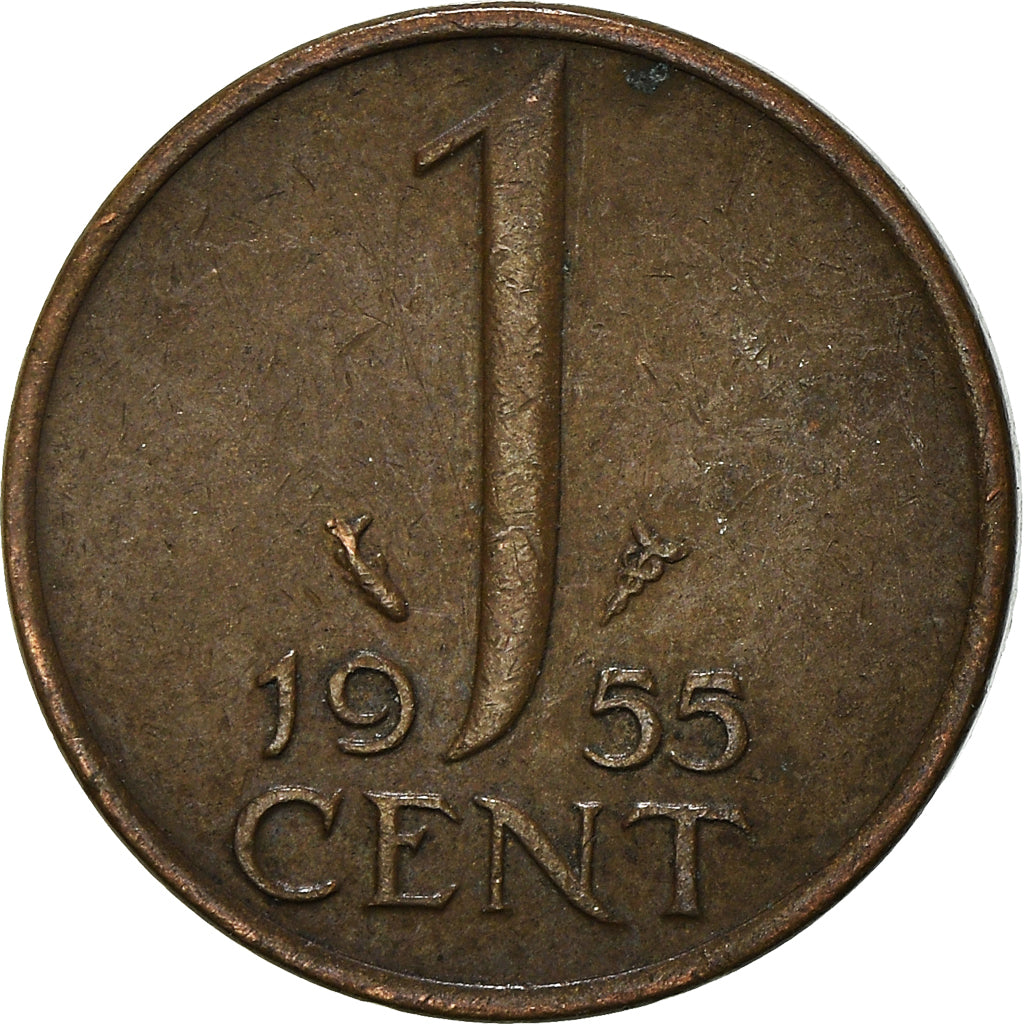 Moneta, Paesi Bassi, Cent, 1955