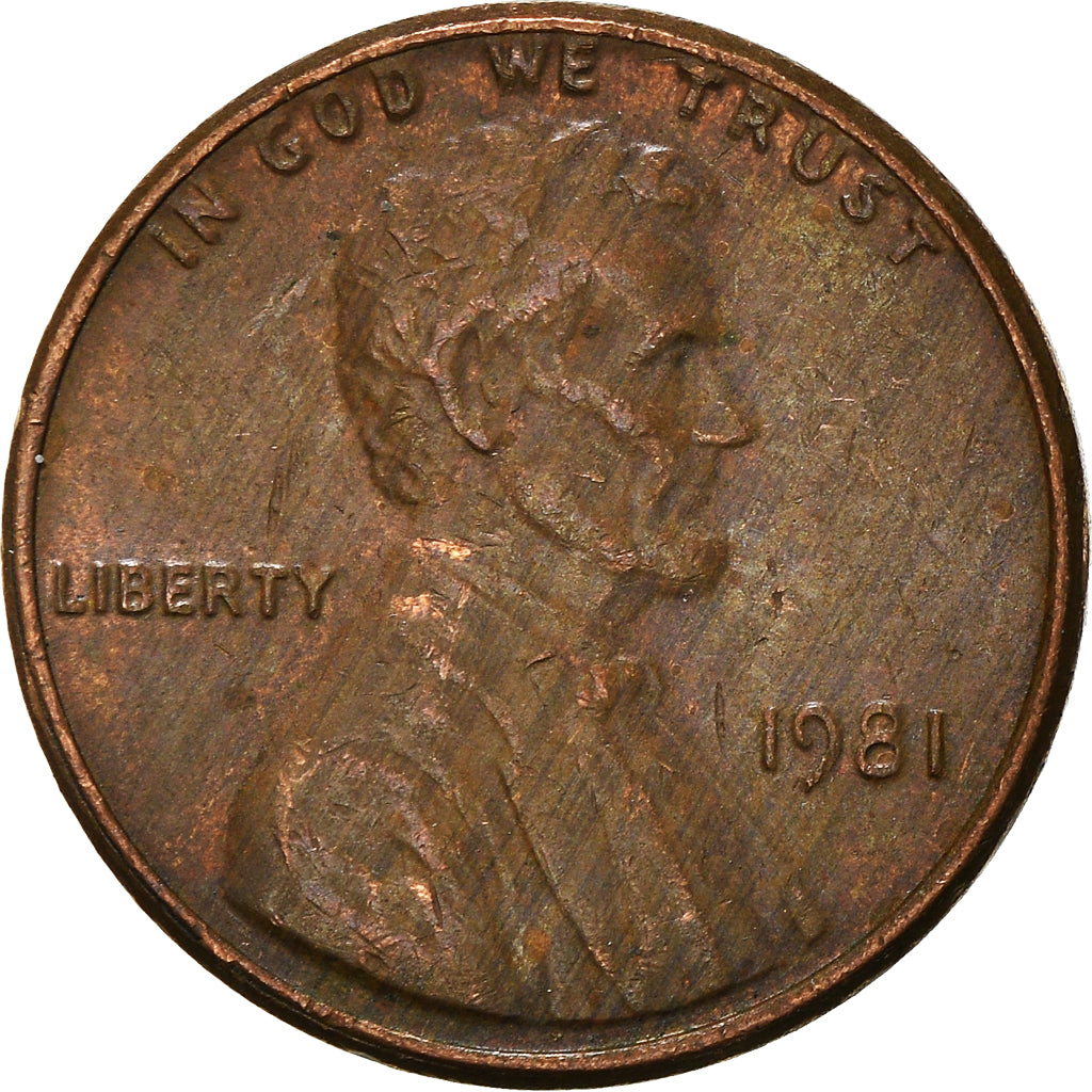 Monnaie, États-Unis, Cent, 1981